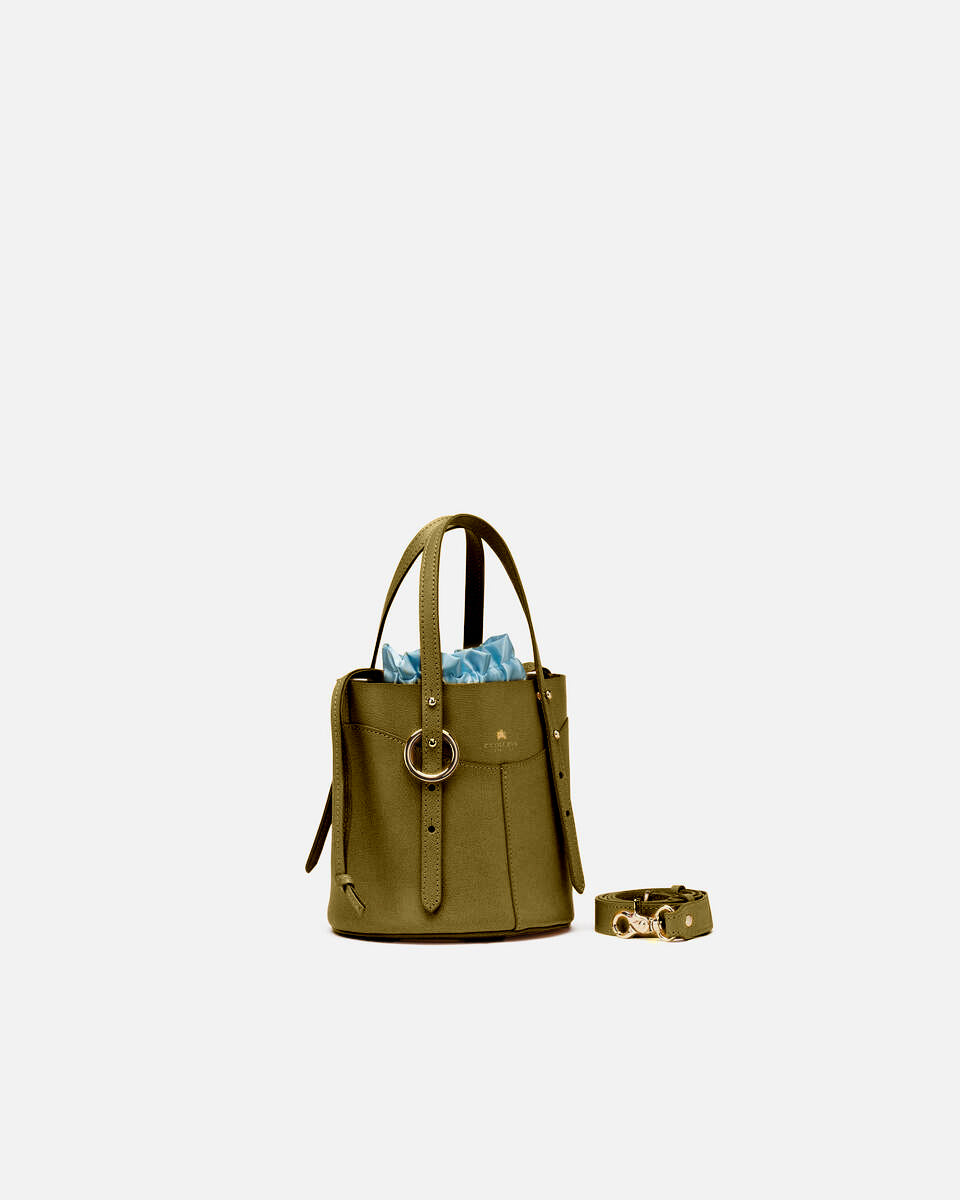 AMBER BUCKET BAG - PALMELATTO