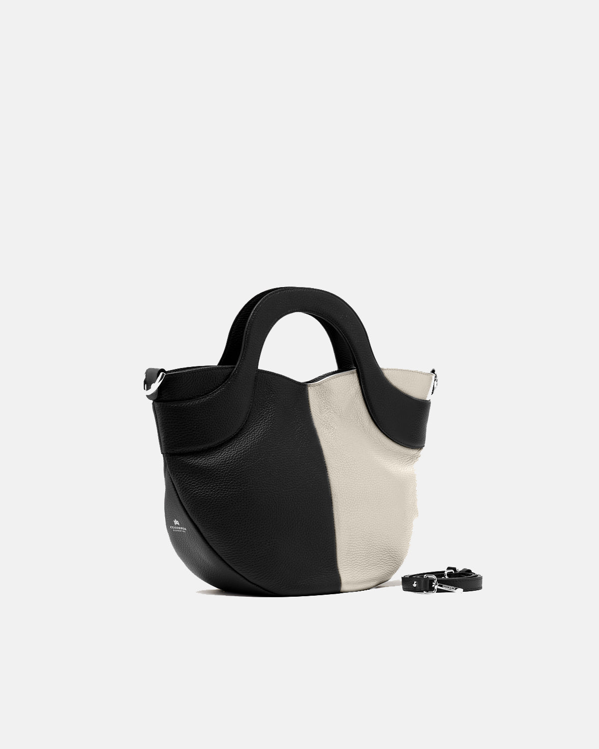 FLORA BICOLOR ROUNDED TOTE BAG - DOLLARO